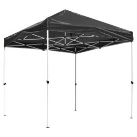 10X10ft EZ Pop Up Canopy Folding Gazebo/Black