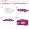 10X20ft EZ Pop Up Canopy Folding Gazebo/Vivid Viola