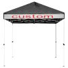 10X10ft EZ Pop Up Canopy Folding Gazebo/Black