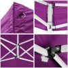 10X20ft EZ Pop Up Canopy Folding Gazebo/Vivid Viola